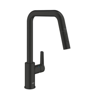 Grohe Start eenhendel keukenmengkraan uittrekbaar draaibaar mat zwart 306312430 7