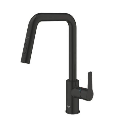 Grohe Start eenhendel keukenmengkraan uittrekbaar draaibaar mat zwart 306312430 9