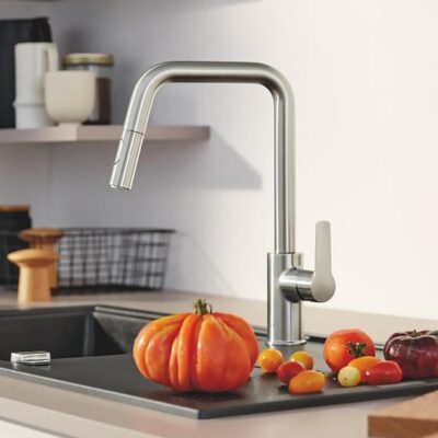 Grohe Start eenhendel keukenmengkraan uittrekbaar draaibaar supersteel 30631DC0 11