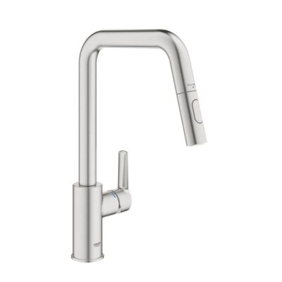 Grohe Start eenhendel keukenmengkraan uittrekbaar draaibaar supersteel 30631DC0 7