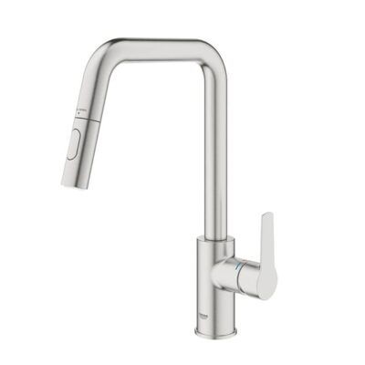 Grohe Start eenhendel keukenmengkraan uittrekbaar draaibaar supersteel 30631DC0 9