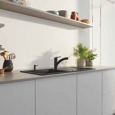 Grohe Start keukenmengkraan draaibaar uittrekbaar mat-zwart 305312431 6