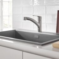 Grohe Start keukenmengkraan draaibaar uittrekbaar Supersteel 30531DC1 Grohe Start keukenmengkraan draaibaar uittrekbaar Supersteel 30531DC1
