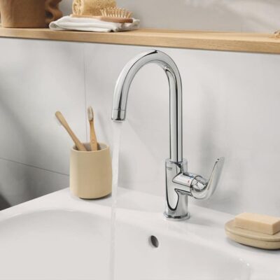 Grohe Swift wastafelkraan L-Size met EcoJoy met trekstang-afvoergarnituur chroom 24330001 13 Grohe Swift wastafelkraan L-Size met EcoJoy met trekstang-afvoergarnituur chroom 24330001 13