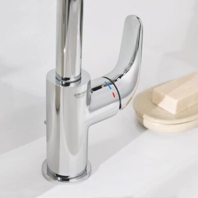 Grohe Swift wastafelkraan L-Size met EcoJoy met trekstang-afvoergarnituur chroom 24330001 14 Grohe Swift wastafelkraan L-Size met EcoJoy met trekstang-afvoergarnituur chroom 24330001 14