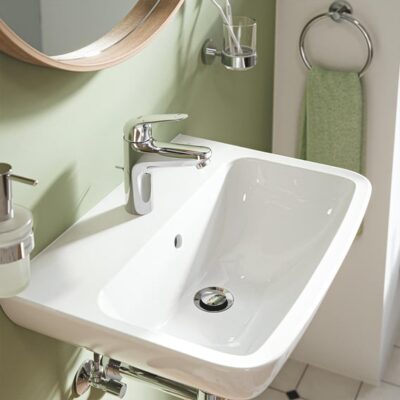 Grohe Swift wastafelkraan M-Size met EcoJoy met trekstang-afvoergarnituur chroom 24325001 10 Grohe Swift wastafelkraan M-Size met EcoJoy met trekstang-afvoergarnituur chroom 24325001 10