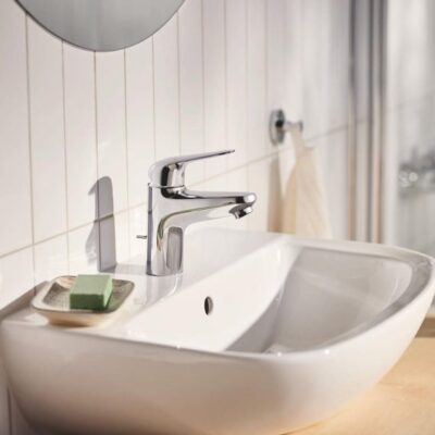 Grohe Swift wastafelkraan S-Size met EcoJoy met trekstang-afvoergarnituur chroom 24316001 10 Grohe Swift wastafelkraan S-Size met EcoJoy met trekstang-afvoergarnituur chroom 24316001 10