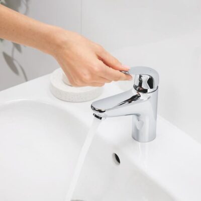 Grohe Swift wastafelkraan S-Size met EcoJoy met verzinkbare ketting chroom 24317001 11 Grohe Swift wastafelkraan S-Size met EcoJoy met verzinkbare ketting chroom 24317001 11