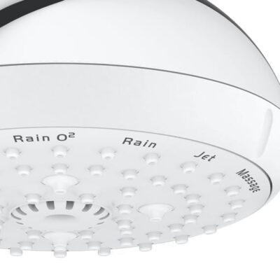 Grohe Tempesta hoofddouche 4 straalsoorten Ø100 mm chroom 27606001 6 Grohe Tempesta hoofddouche 4 straalsoorten Ø100 mm chroom 27606001 6
