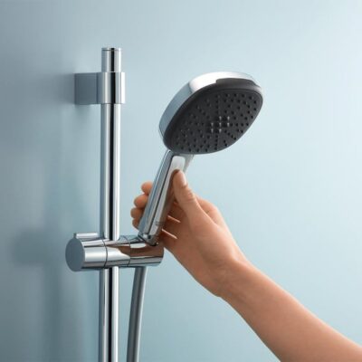 Grohe Vitalio Comfort glijstangset met garnituur 2 straalsoorten 620 mm chroom 26398001 4