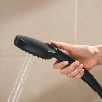 Grohe Vitalio Comfort thermostatische opbouw regendoucheset met EcoJoy 250 x 250 mm mat-zwart 266972431 9