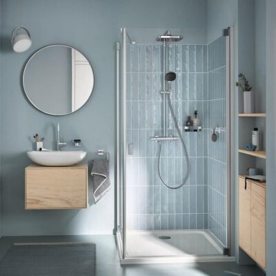 Grohe Vitalio Comfort thermostatische opbouw regendoucheset met EcoJoy 250 x 250 mm chroom 26696001 7