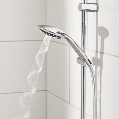 Grohe Vitalio Joy System 260 thermostatische opbouw regendoucheset Ø260 mm chroom 26403001 10