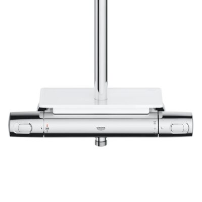 Grohe Vitalio Joy thermostatische opbouw regendoucheset met EcoJoy Ø310 mm chroom 26401001 10