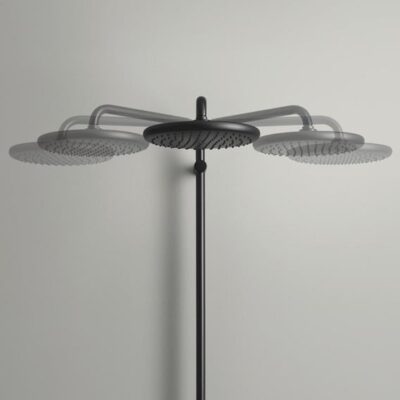 Grohe Vitalio Start System 250 thermostatische opbouw regendoucheset Ø250 mm mat-zwart 266782431 5