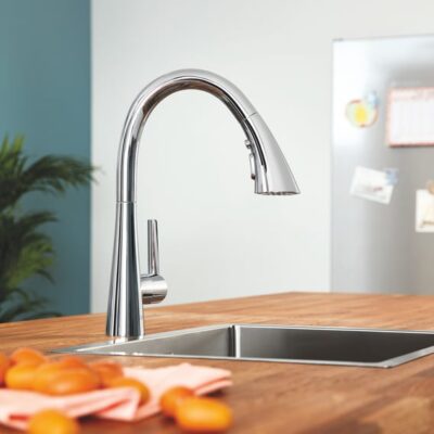Grohe Zedra eenhendel keukenmengkraan draaibaar uittrekbaar chroom 32294002 34 Grohe Zedra eenhendel keukenmengkraan draaibaar uittrekbaar chroom 32294002 34