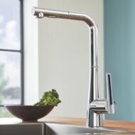 Grohe Zedra eenhendel keukenmengkraan draaibaar uittrekbaar chroom 32553002 Grohe Zedra eenhendel keukenmengkraan draaibaar uittrekbaar chroom 32553002