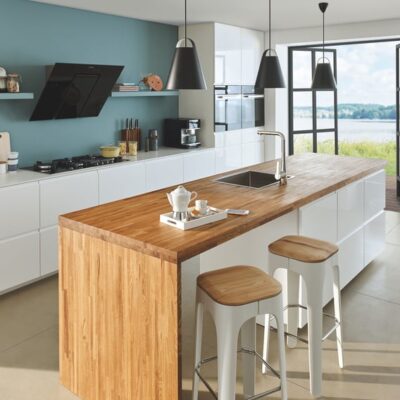 Grohe Zedra eenhendel keukenmengkraan draaibaar uittrekbaar chroom 32553002 7