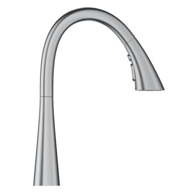 Grohe Zedra eenhendel keukenmengkraan draaibaar uittrekbaar Supersteel 32294DC2 12