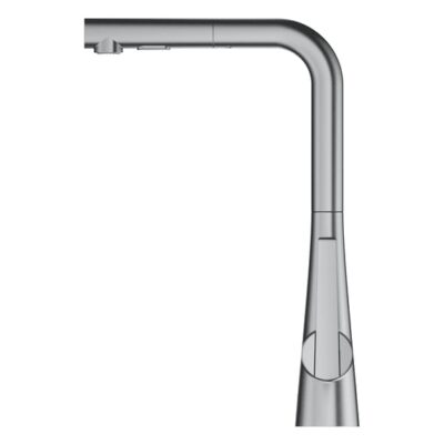 Grohe Zedra eenhendel keukenmengkraan draaibaar uittrekbaar Supersteel 32553DC2 8