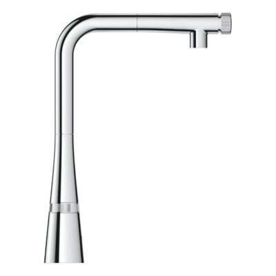 Grohe Zedra eenhendel keukenmengkraan uittrekbaar draaibaar chroom 31593002 5