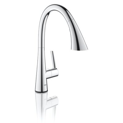 Grohe Zedra elektronische eengreeps keukenmengkraan draaibaar uittrekbaar chroom 30219002 8