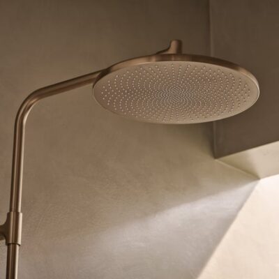 Hansa Aurelia thermostatische opbouw regendoucheset Ø300 mm brons geborsteld 4719910381 5