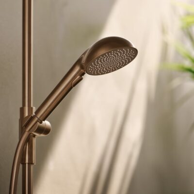 Hansa Aurelia thermostatische opbouw regendoucheset Ø300 mm brons geborsteld 4719910381 6