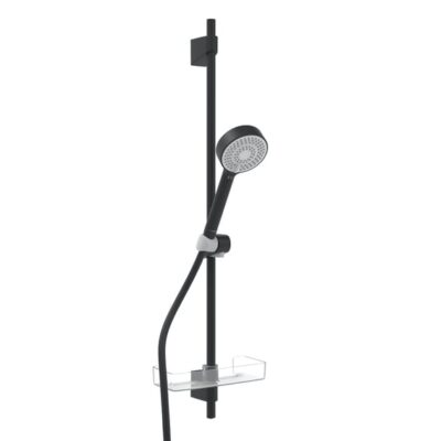 Hansa Basicjet glijstangset met garnituur 3 straalsoorten 960 mm mat-zwart 4467013333 7