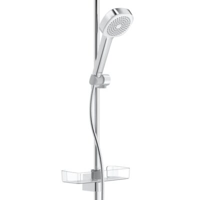 Hansa Basicjet Style glijstangset met garnituur 1 straalsoort 760 mm chroom 44770111 4