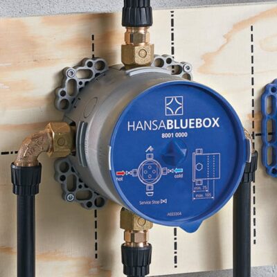 Hansa Bluebox inbouwdeel met behuizing met voorafsluiting 80010000 4