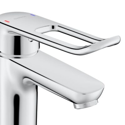 Hansa Clinica wastafelkraan met trekstang afvoergarnituur chroom 45012186 6 Hansa Clinica wastafelkraan met trekstang afvoergarnituur chroom 45012186 6