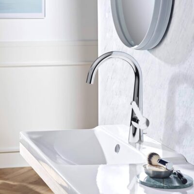 Hansa Designo Style wastafelkraan met trekstang afvoergarnituur chroom 51032293 7 Hansa Designo Style wastafelkraan met trekstang afvoergarnituur chroom 51032293 7