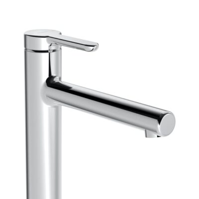 Hansa Designo Style wastafelkraan met verhoogde kraanlichaam chroom 51692293 4