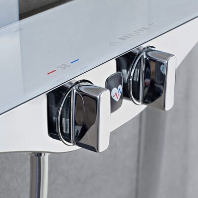 Hansa Emotion thermostatische opbouw regendoucheset 360 x 220 mm chroom 5865017282 6