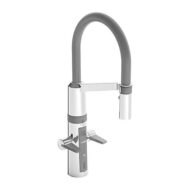 Hansa Hansafit keukenmengkraan 2 stralen draaibaar uittrekbaar 2 standen chroom 65252213