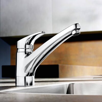 Hansa Hansamix spoeltafel eenhendel-een-gat kraan haaks draaibaar chroom 1142283 5