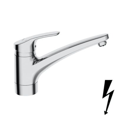 Hansa Hansamix spoeltafel eenhendel-een-gats kraan haaks draaibaar chroom 1121183 9