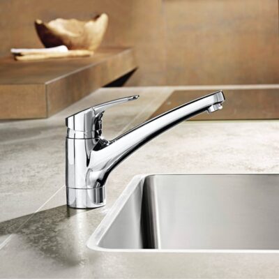 Hansa Hansamix spoeltafel eenhendel-een-gats kraan haaks draaibaar chroom 1121183 7