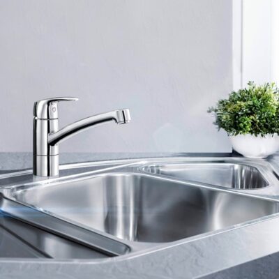 Hansa Hansapinto eengreeps keukenmengkraan lage druk uitloop haaks draaibaar chroom 45381193 5