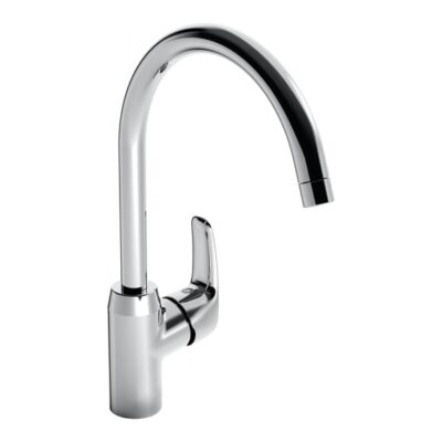 Hansa Hansapinto spoeltafel eenhendel-een-gat kraan uitloop haaks draaibaar chroom 45132283 6