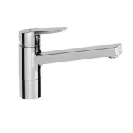 Hansa HansaTwist spoeltafel eengreeps eengatskraan lage druk uitloop draaibaar chroom 9121183 Hansa HansaTwist spoeltafel eengreeps eengatskraan lage druk uitloop draaibaar chroom 9121183