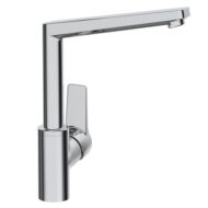 Hansa HansaTwist spoeltafel eenhendel kraan draaibare uitloop chroom 9221103 Hansa HansaTwist spoeltafel eenhendel kraan draaibare uitloop chroom 9221103