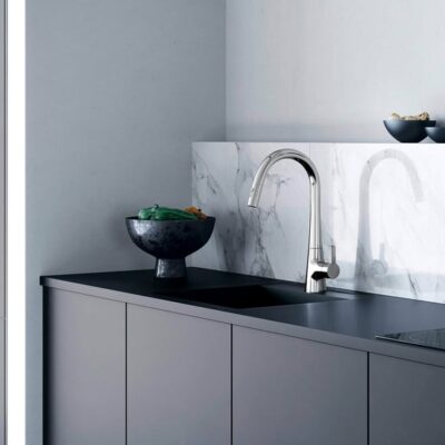 Hansa Hansdesigno eengreeps keukenmengkraan uittrekbaar chroom 51362283 4