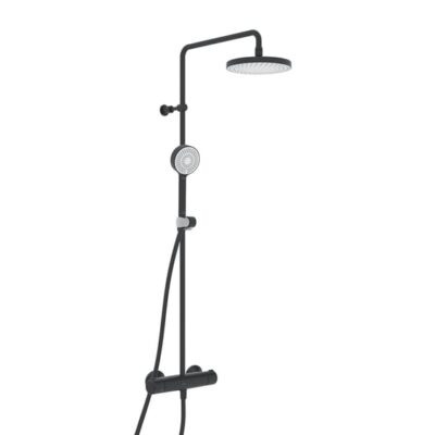 Hansa Micra thermostatische opbouw regendoucheset Ø200 mm mat-zwart 4435013033 7