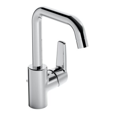 Hansa Polo wastafelkraan met trekstang-afvoergarnituur chroom 51552293 5