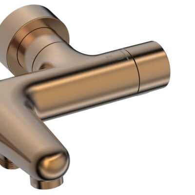 Hansa Prisma opbouw bad thermostaatkraankuip 2 verbruikers brons geborsteld 5810230181 5