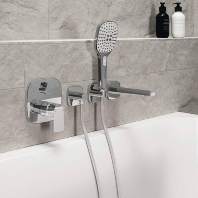 Hansa Stela eengreeps inbouw mengkraan voor bad 2 verbruikers chroom 87843173 4