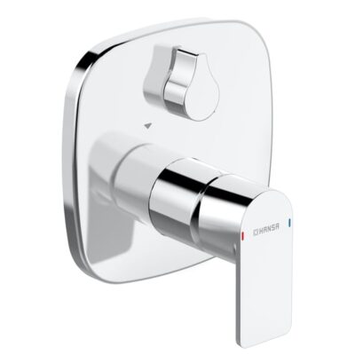 Hansa Stela eengreeps inbouw mengkraan voor bad 2 verbruikers chroom 87849173 5