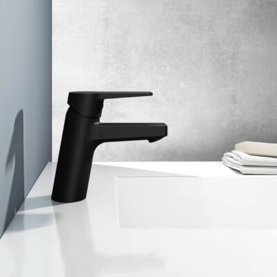 Hansa Twist wastafelkraan XL mat-zwart 902228333 4